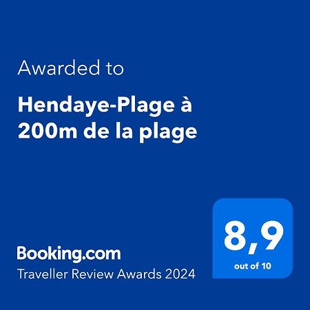 Hendaye-Plage A 200M De La Plage Apartment Екстериор снимка